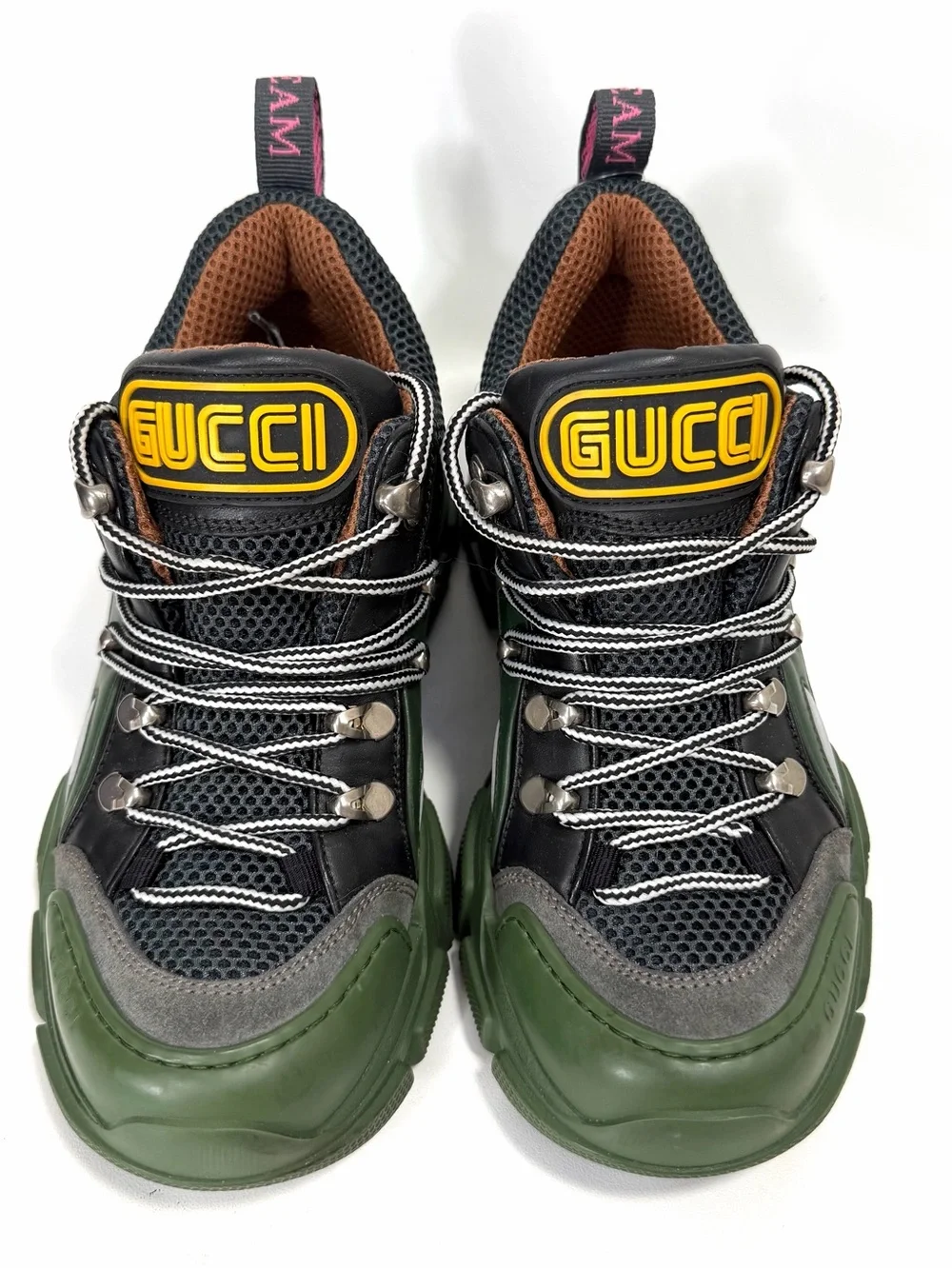 Gucci Flashtrek Green Low-Top Sneaker Men's Size 6.5 / 36.5